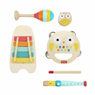 Mattel fisher price wood musical gift set