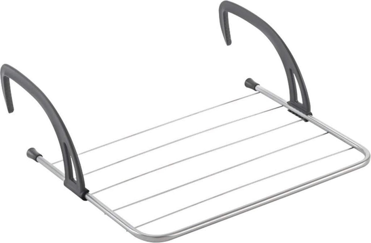 Metaltex favonio radiateur balcon étendoir 3 m ligne de séchage argent noir