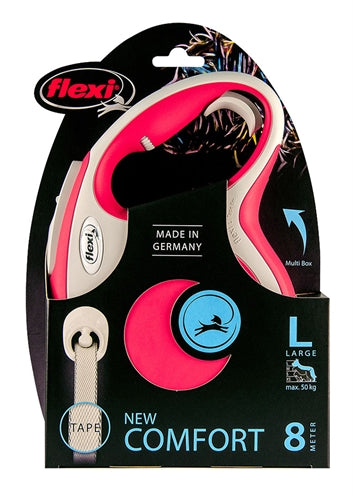 Flexi Retractable line new comfort tape red