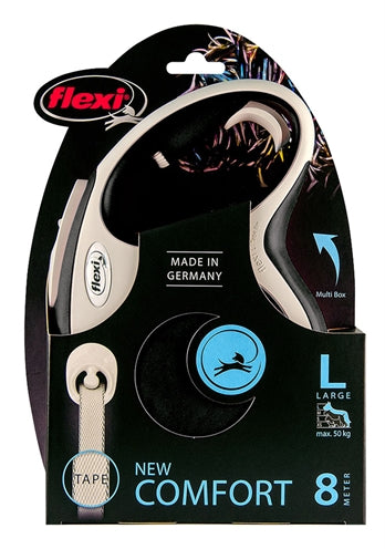 Flexi rollijn nauja komforto juosta juoda