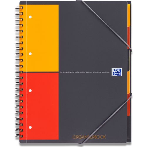 Spiraalblok oxford geruit a4 80 g m² wit