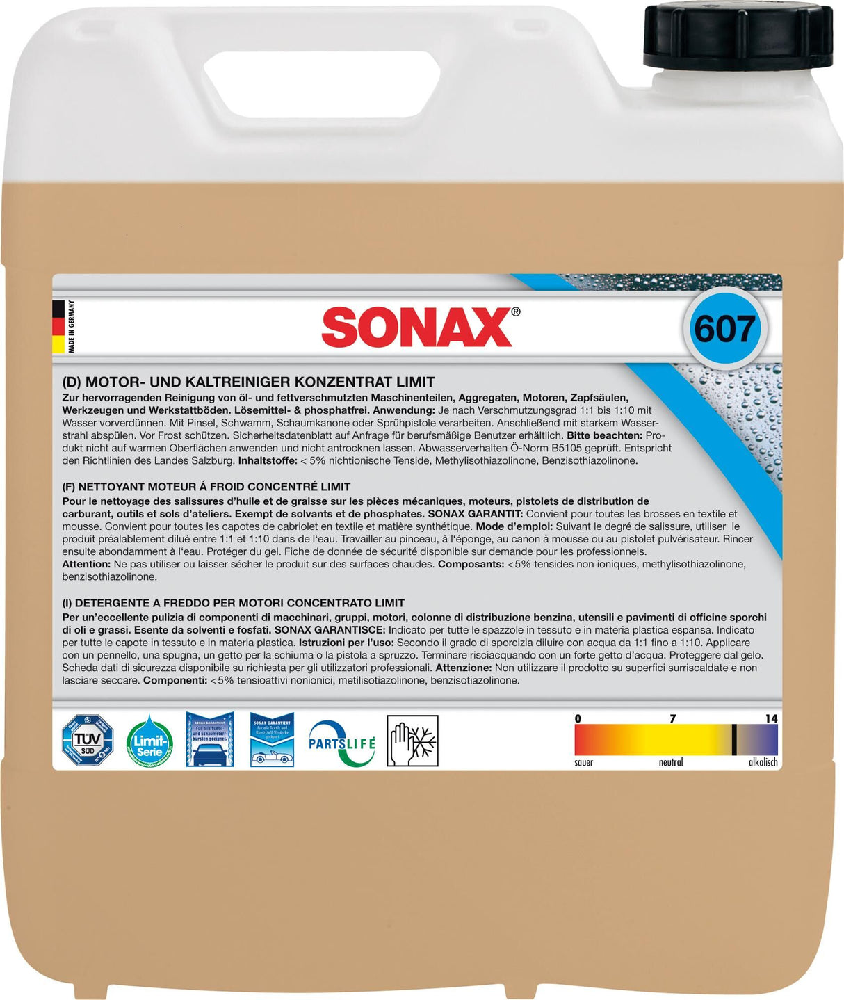 Sonax cold cleaner limit cold cleaner 10 ltr.