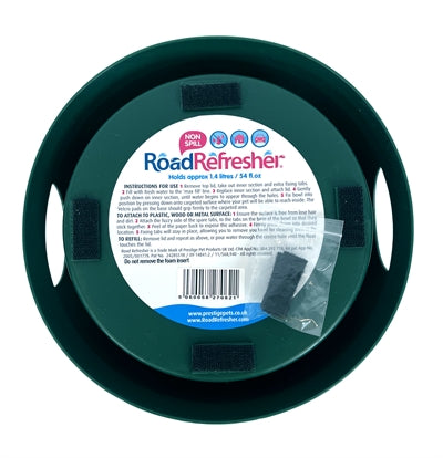 Road Refresher Drinking Bowl for on the road green