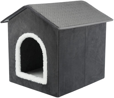 Trixie Dog Basket Cat Basket House Livia Gray White