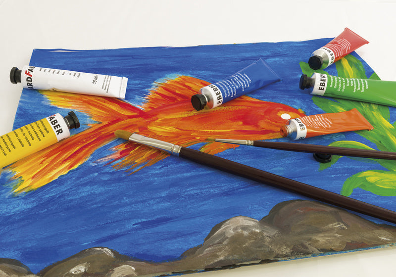 Eberhard faber ef-575505 poster paint 6 colors tube 18 ml