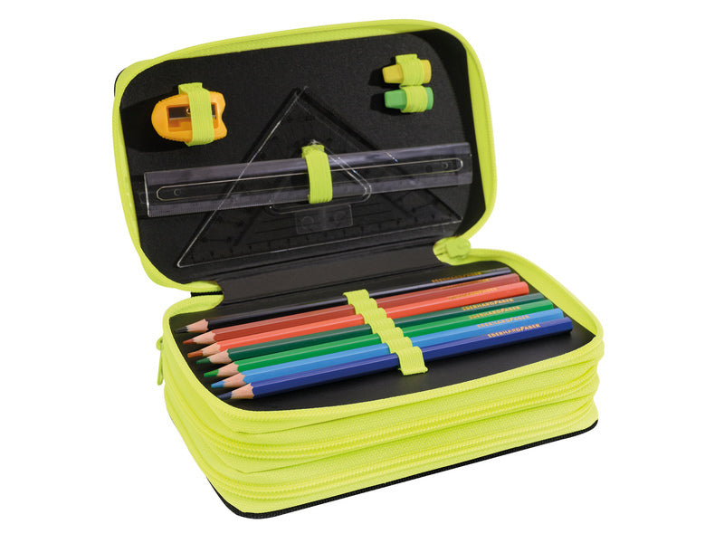 Eberhard faber ef-577571 filled case race car 36-piece 3 layers