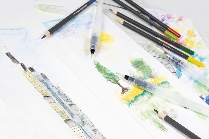Eberhard faber ef-579925 water brush set 3 sizes s, m, l