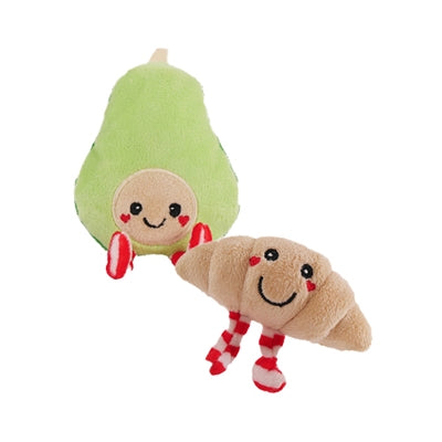 Set de juego de croissant de aguacate de palisandro