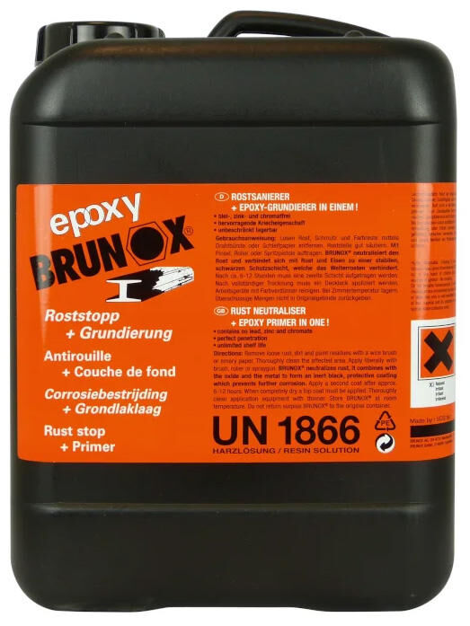 Brunox rust converter epoxy epoxy bulk 5000 ml