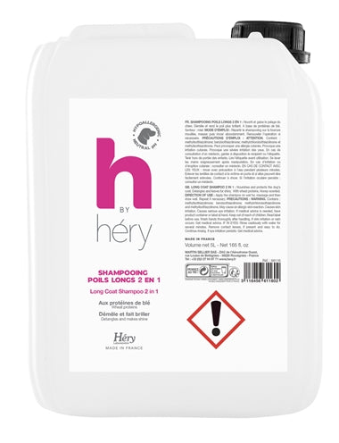 Hery H di Hery Shampoo Dog per capelli lunghi