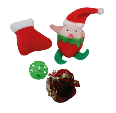 Croci Xmas cat lollipop with toys