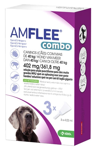 KRKA AMFLEE Spot combinato sul cane