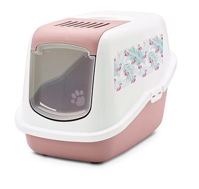 SVIVICKÝ LITTER Box Nestor Impress Flamingo Pink White