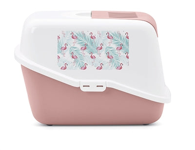 SVIVICKÝ LITTER Box Nestor Impress Flamingo Pink White