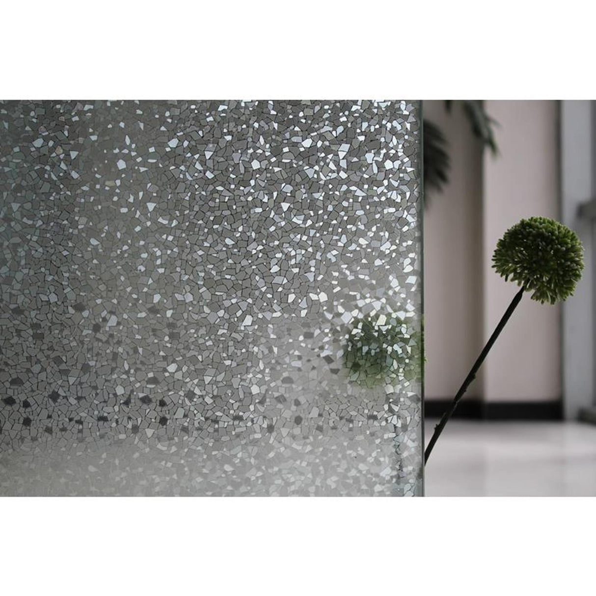 Wicotex raamfolie statisch stenen 45cm x 2m