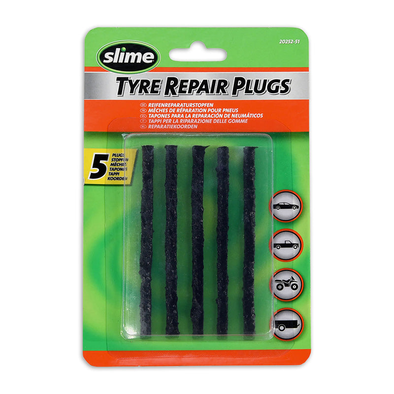 Slime tire repair strings