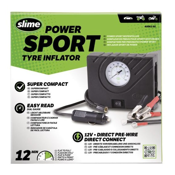 Slime power sport 12v bandenpomp compressor