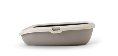 Savic Kattenbak Planet Happy Planet Gizmo le Rand Mocca Te Gray