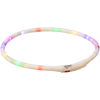 Collier Trixie USB Silicone Luminal Rechargeable Multi-Colored