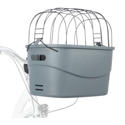 Trixie Kormány kerékpárkosár műanyag szürke