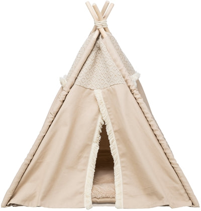Trixie Kattenmand tipi boho bézs