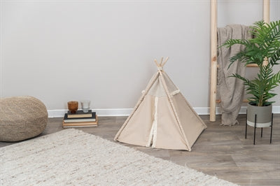 Trixie Kattenmand tipi boho bézs