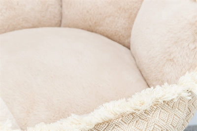 Posteľ Trixie Dog boho hranatá béžová