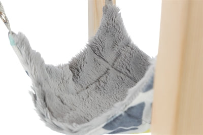Trixie Shelter with hammock sunny assorted gray