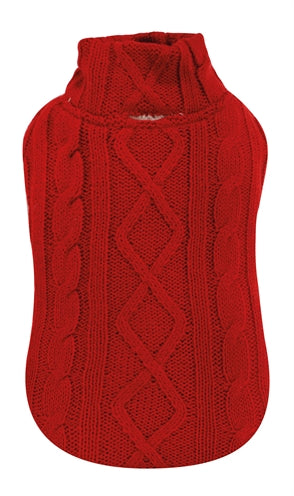 Croci Dog sweater winter trail ruby red