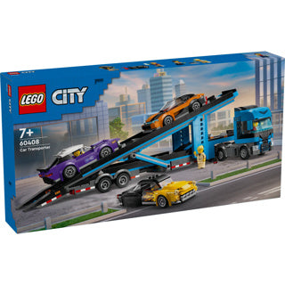 Lego City 60408 Veicolo di trasporto con auto sportive