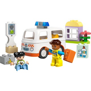 Lego 10447 duplo ambulance met chauffeur | 2 stuks