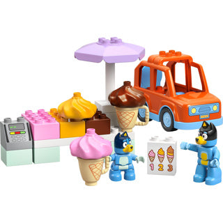 Lego duplo 10458 getting an ice cream with bluey