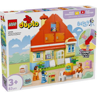 Lego Duplo 10459 Bluey and her family's house with memory game