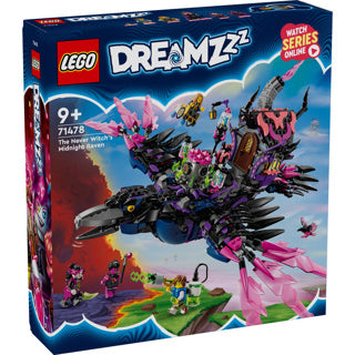 Lego dreamzzz 71478 il corvo di mezzanotte della strega degli inferi