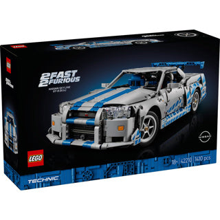 Lego Technic 42210 2 Fast 2 Furious Nissan Skyline GT-R (R34) Car