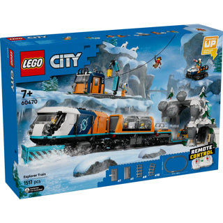 LEGO 60470 City Trains Research Train en el Polo Norte
