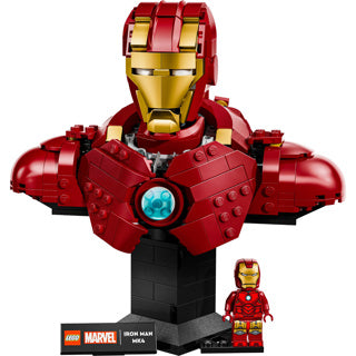 Lego super heroes marvel 76327 iron man mk4 bust
