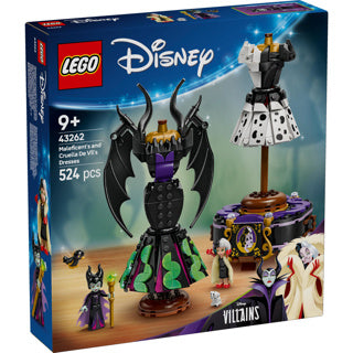 Lego Disney 43262 Gli abiti di Maleficent e Cruella de Vil