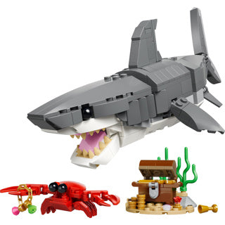 Lego creator 31381 woeste haai met schatkist