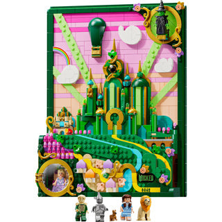 Lego 75685 wicked emerald city wall art