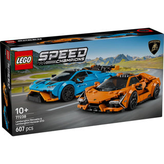 Lego Speed Champions 77238 Lamborghini Revuelto and Huracan Sto
