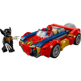 Lego super heroes 76336 marvel spider-man auto vs. venomized wolverine