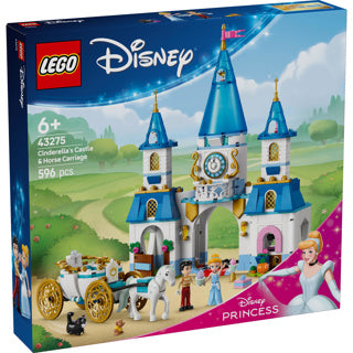 LEGO Disney Princess 43275 Cinderella Castle and Horse Coach