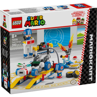 Lego super mario 72035 mario kart toads garage