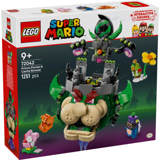 Lego super mario 72042 prince florian and castle bowser