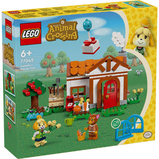 Lego Animal Crossing 77049 Isabelle sui visitatori
