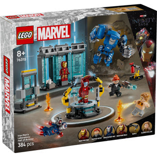 Lego marvel 76315 Iron Mans -laboratorion panssarihuone
