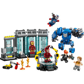 Lego 76315 super heroes Marvel Laboratorij železnega človeka: soba z oklepi
