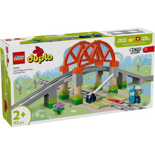 Lego Duplo Town 10426 Set de expansión de vías y puente de tren