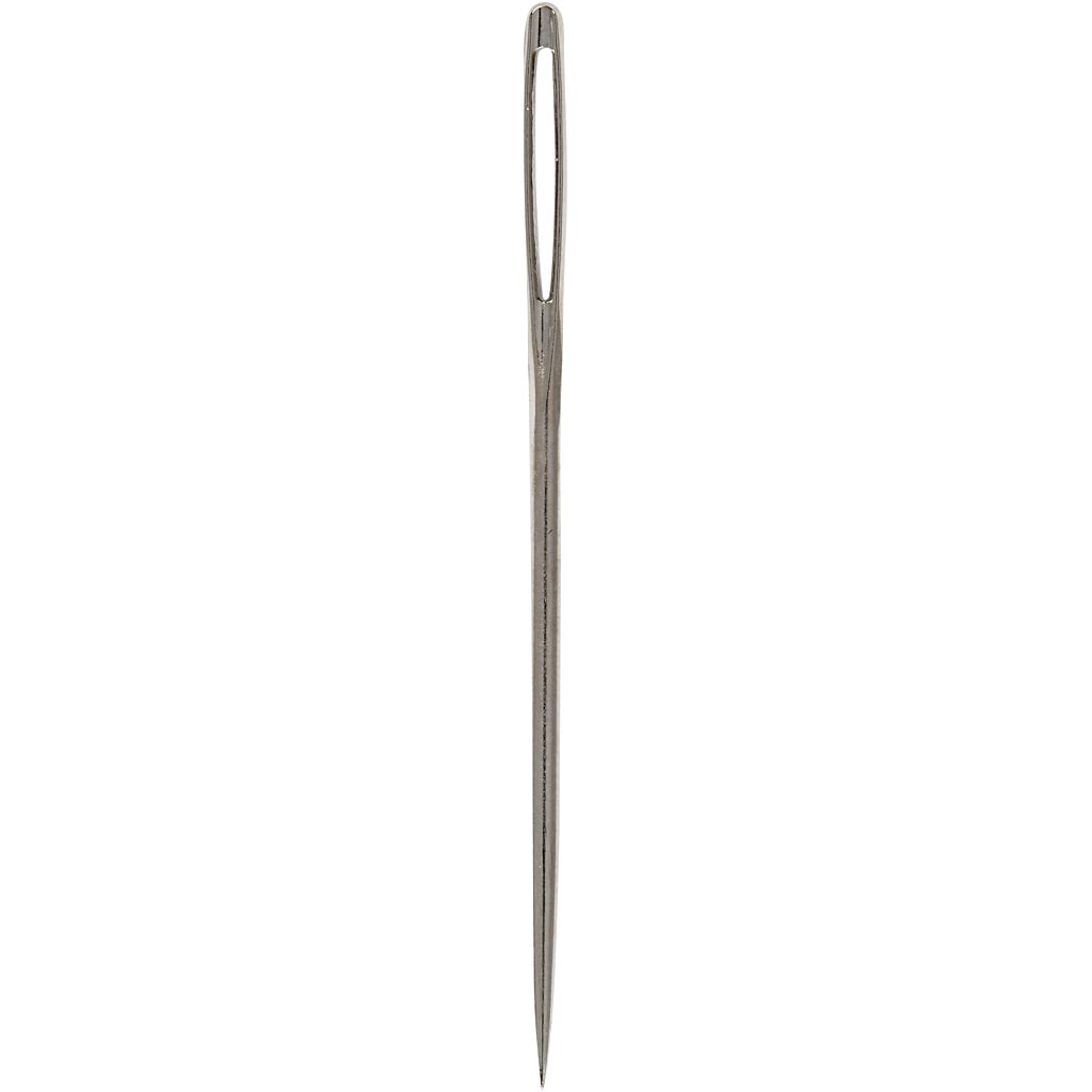 Embroidery needles with sharp point, 5.4cm, 25 pcs.